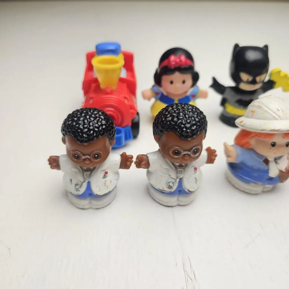 Fisher-Price Little People Figure Lot of 9 Train and Character Figures